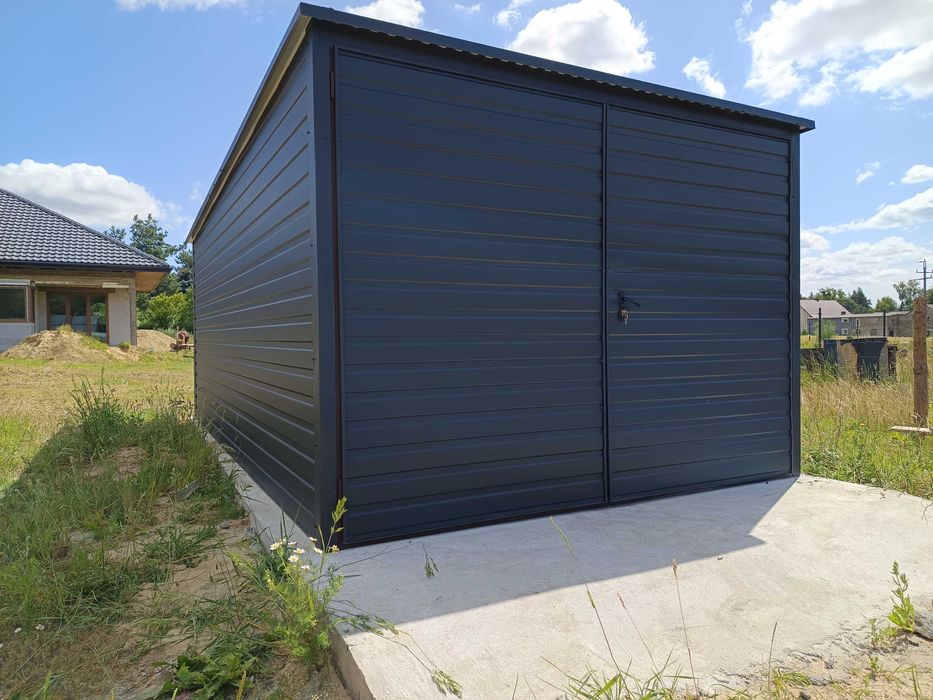 garaż blaszany 3x5 garaz blaszak garaże blaszaki 4x5 5x3 5x7 7x5 kolor