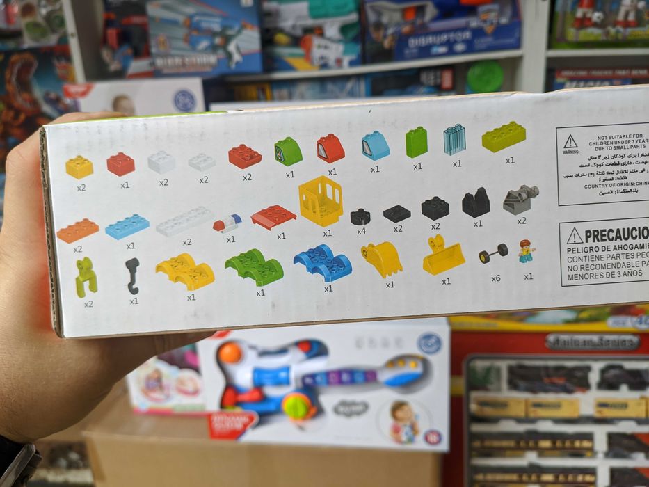 Конструктор типа лего дупло lego duplo большие детали