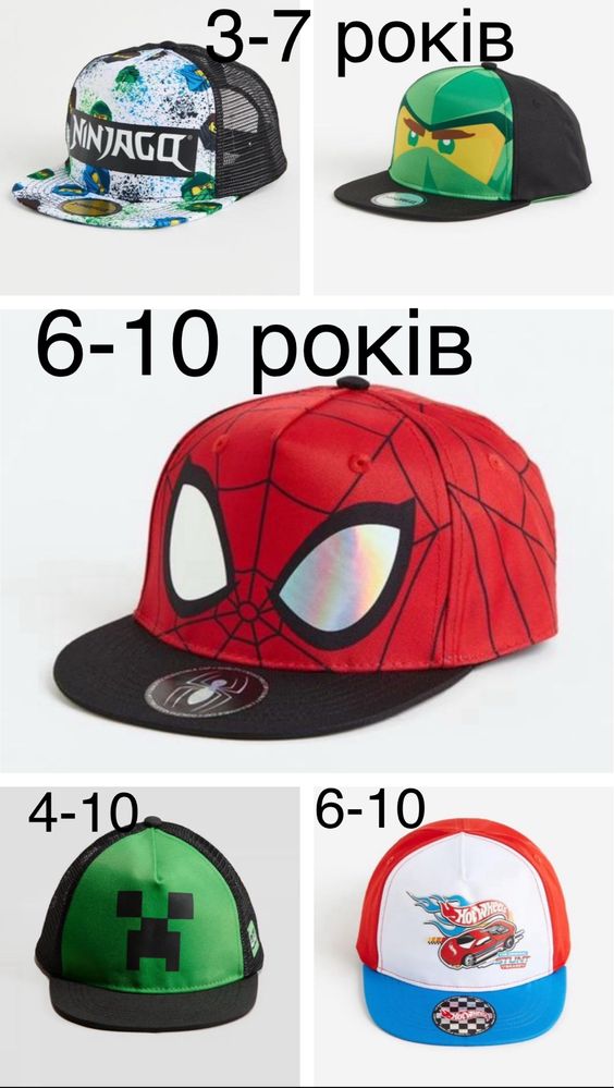 Н&М кепка, реперка h&m панамка 1-2; 1,5-4; 4-8; 8-12 лет