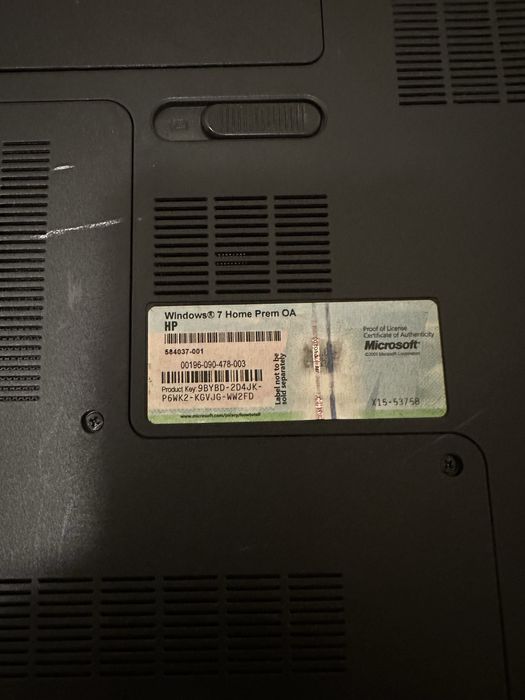 Ноутбук HP робочий