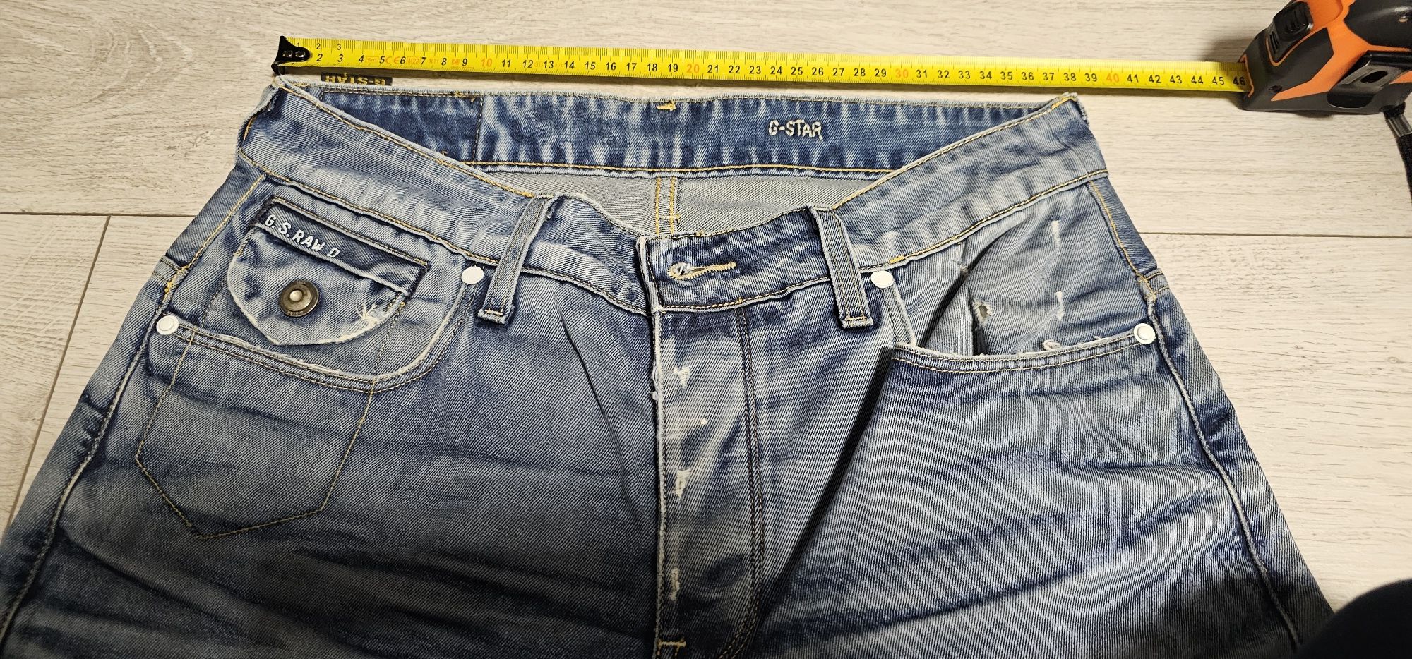 G STAR RAW 3301 męskie dżinsowe spodnie W30 L34 stan na foto