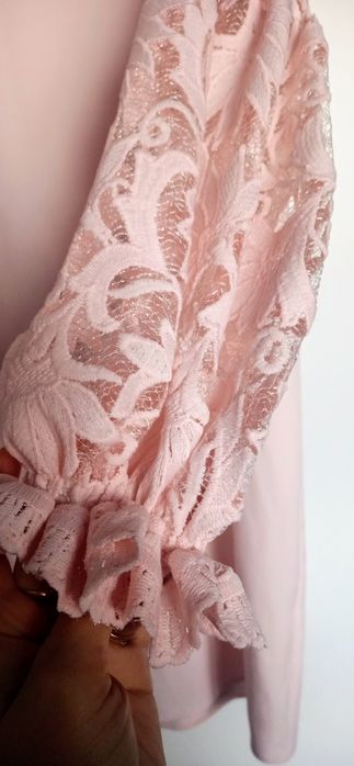 Sukienka pudrowy róż M