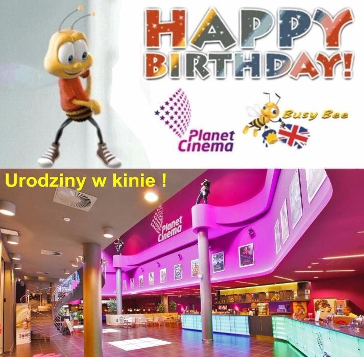 Nowość Niezwykłe urodziny z Busy Bee w kinie Planet Cinema imprezy