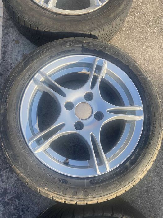 Conjunto 4 jantes e pneus 14" 4x100