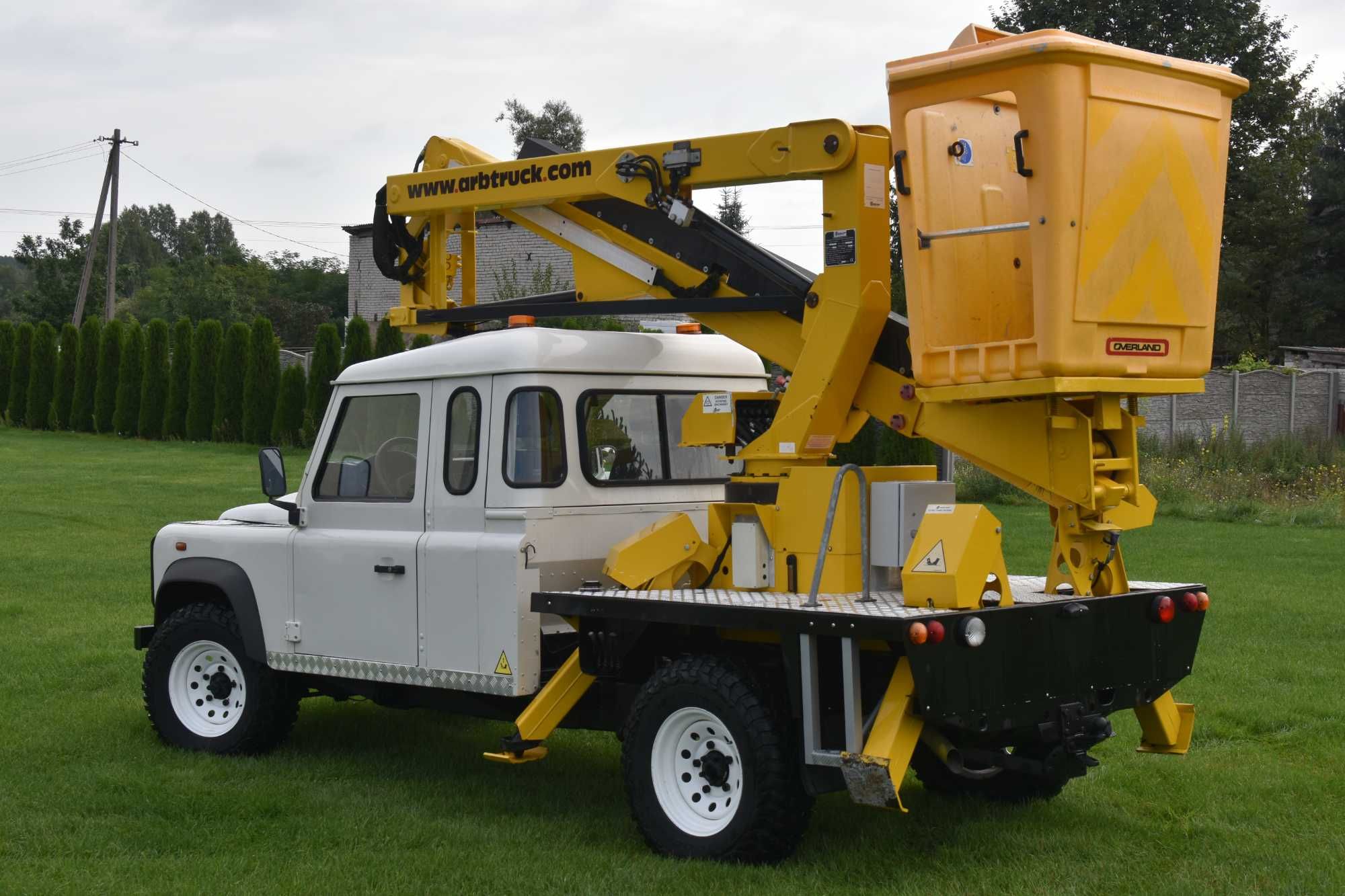 Land Rover Defender Podnośnik Koszowy Zwyżka podest