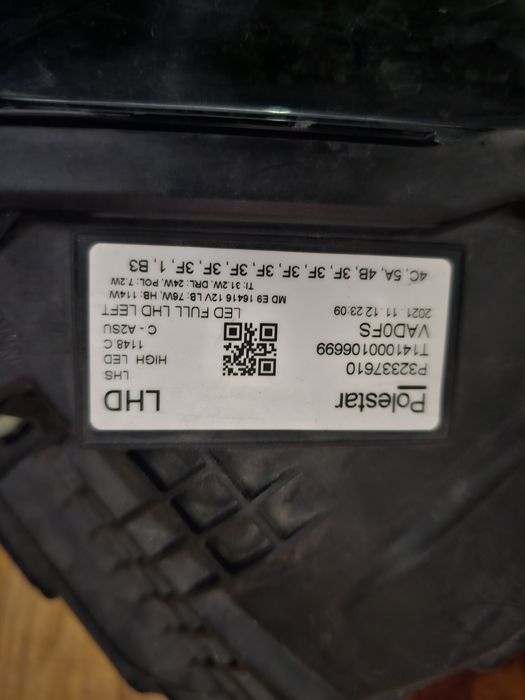 Фара ліва POLESTAR  2