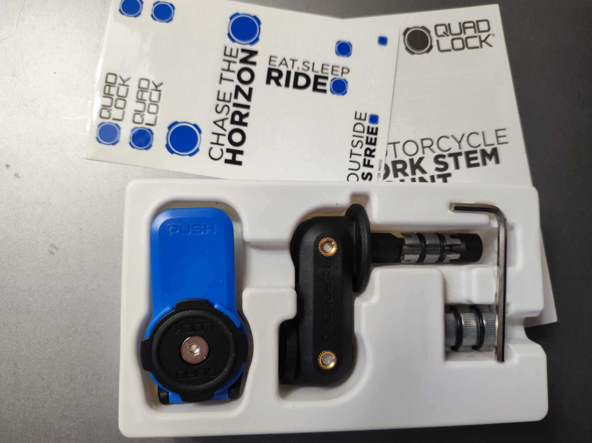 Zestaw Uchwyt FORK STEM MOUNT + Amortyzator + Adapter