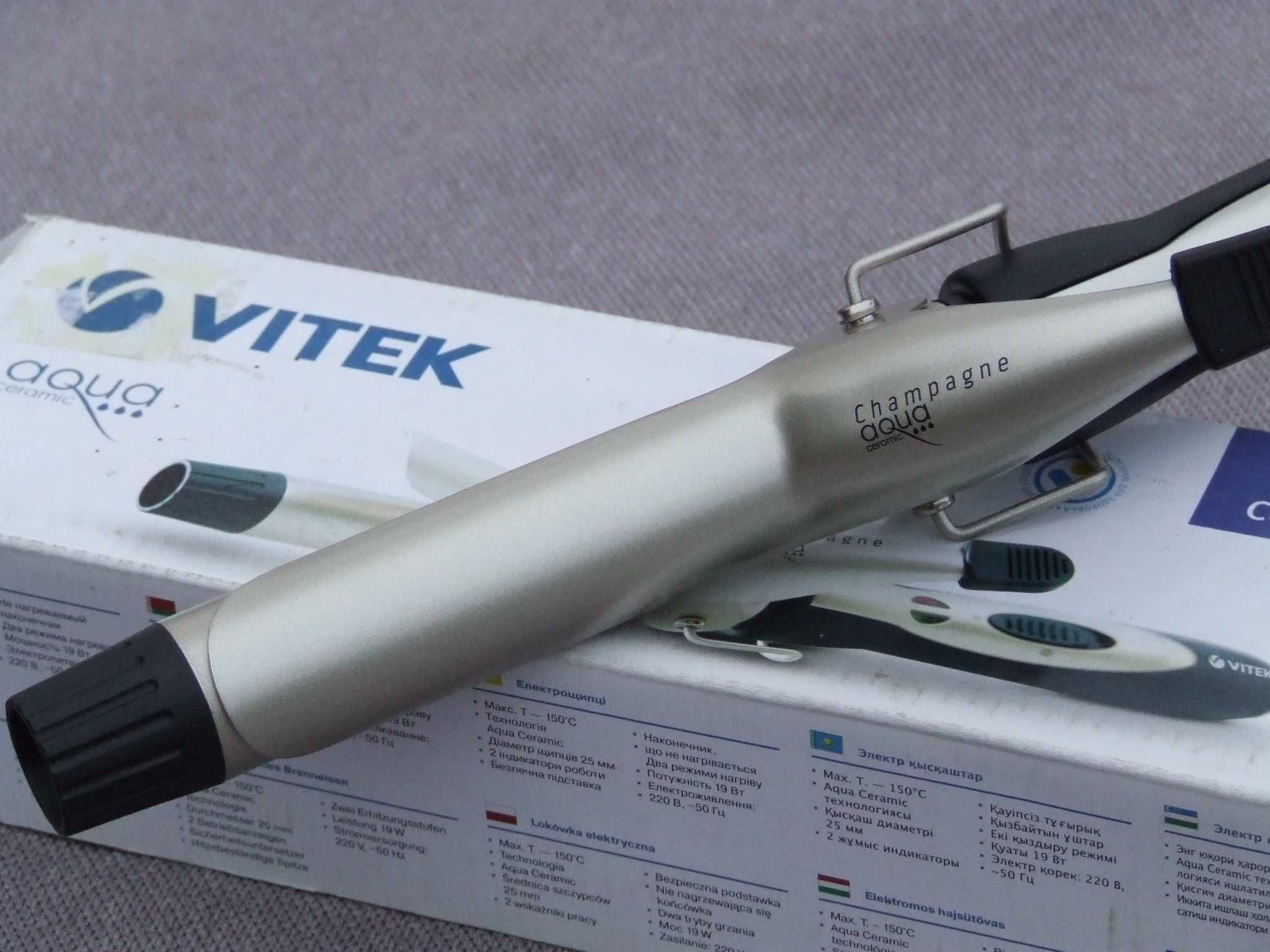 Плойка для волос Vitec VT-1348 SR/электрощипцы/завивка/локоны