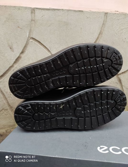 Ecco 41 40 ботинки зимові чоботи шкіряні черевики взуття ессо