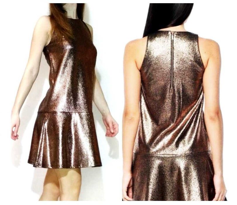 Золотиста сукня для дівчинки платья с блеском золотое на девочку 152см