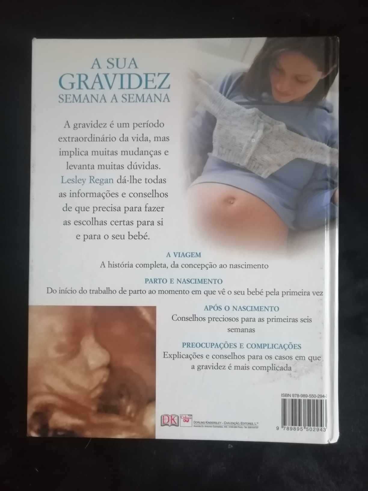 Livro "A Sua Gravidez Semana a Semana" de Lesley Reagan