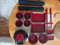 Ceramiczny zestaw do serwowania sushi