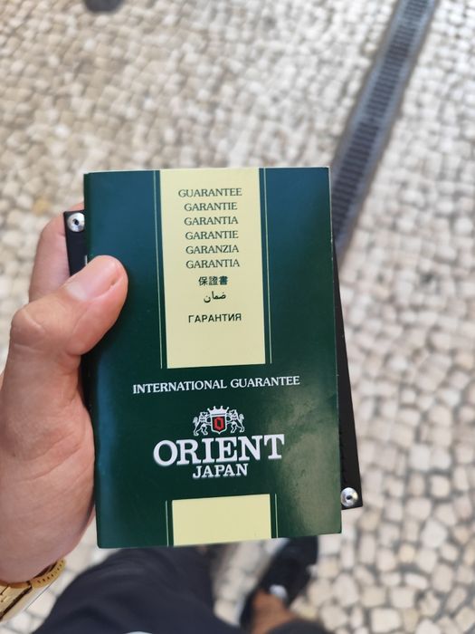 Orient Automático 3 Estrelas – Dourado & Preto | Novo, Raríssimo, c/ G