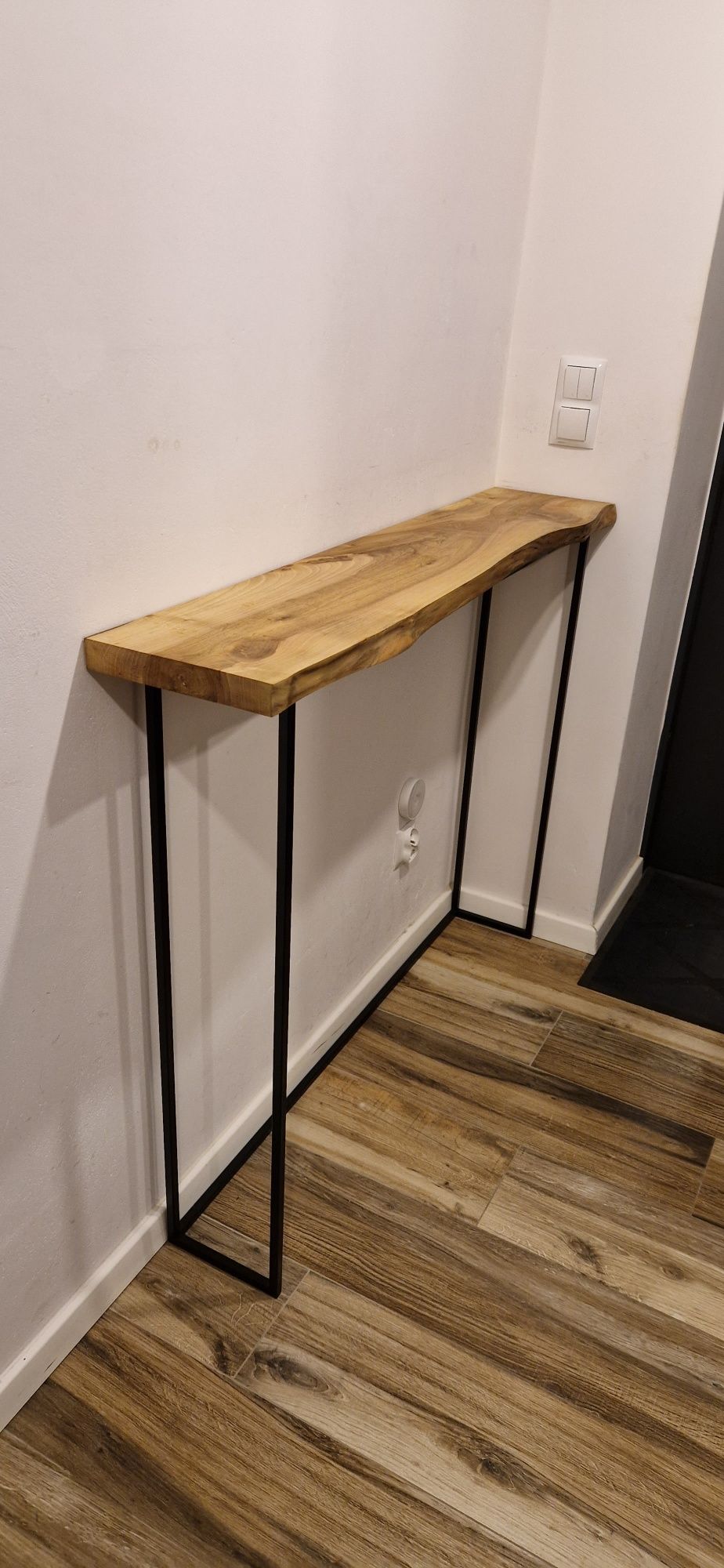 Konsola loft blat z orzecha