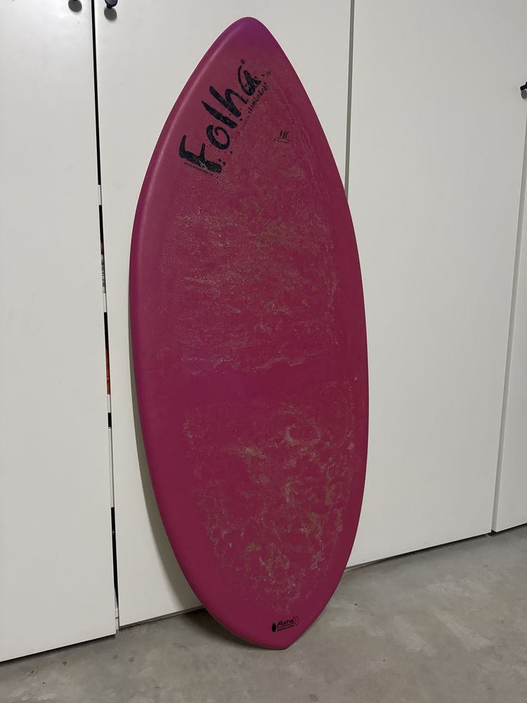 Prancha skimming Folha rosa