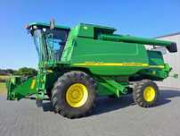 John Deere WTS 9640i 2005 Rok, heder 6,1m, Stol do rzepaku, Nie Malowany, Stan Bardzo Dobry