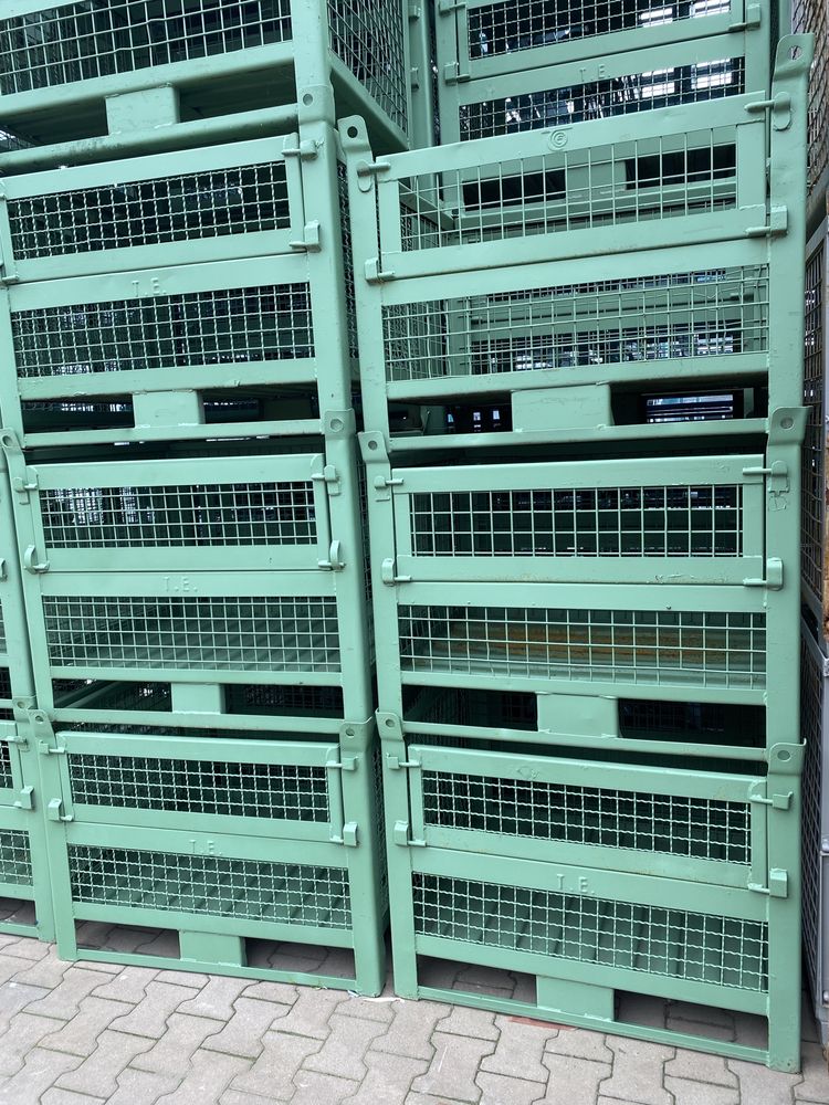 Gitterboxy giterbox kosze pojemniki skrzynie metalowe