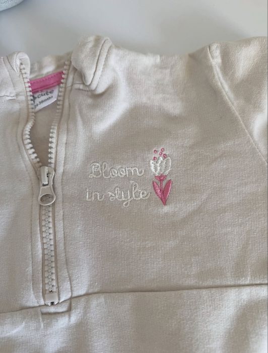 Бежевий костюм на флісі для дівчинки 2-3 років