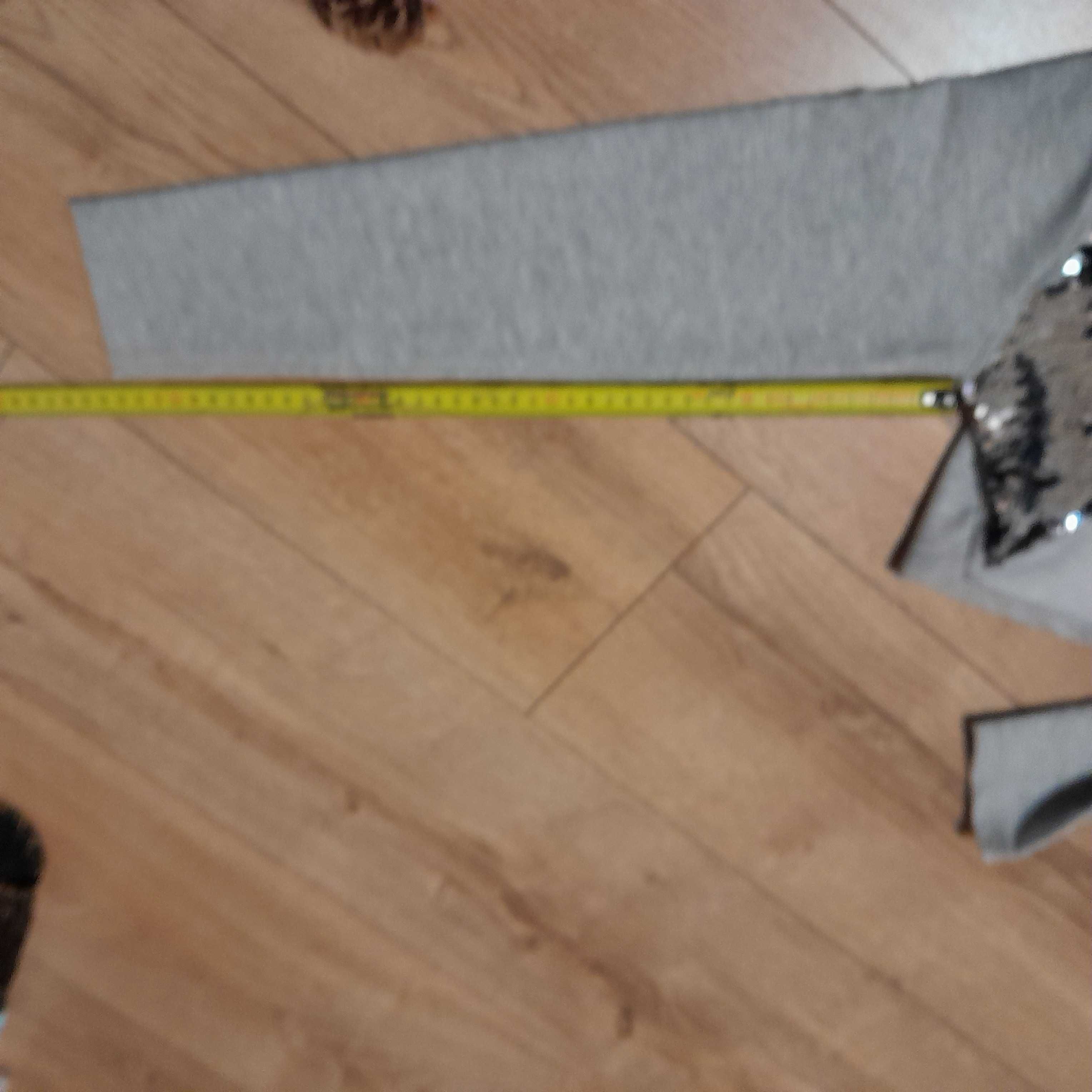 Bolerko długi rękaw szare z cekinami 140-146 cm
