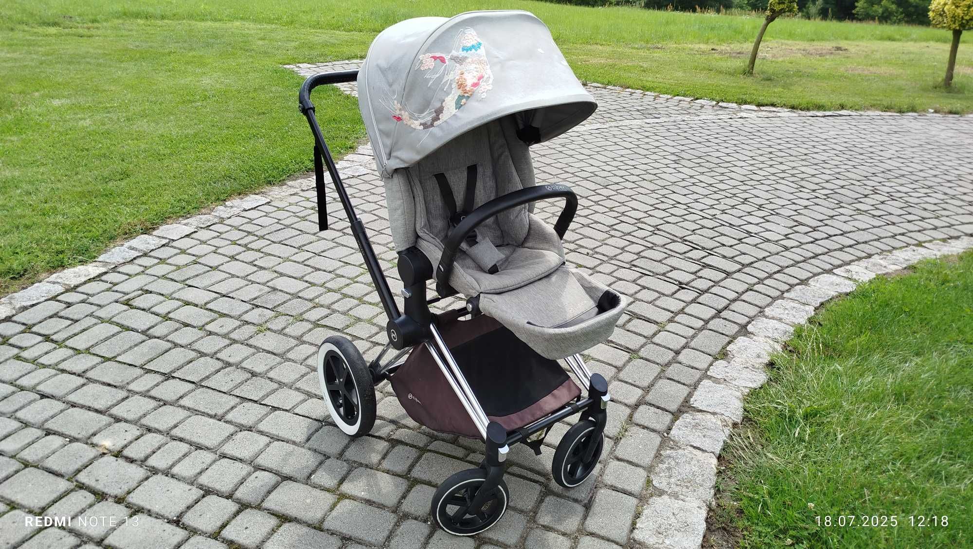 Wózek cybex priam KOI srebrny spacerówka