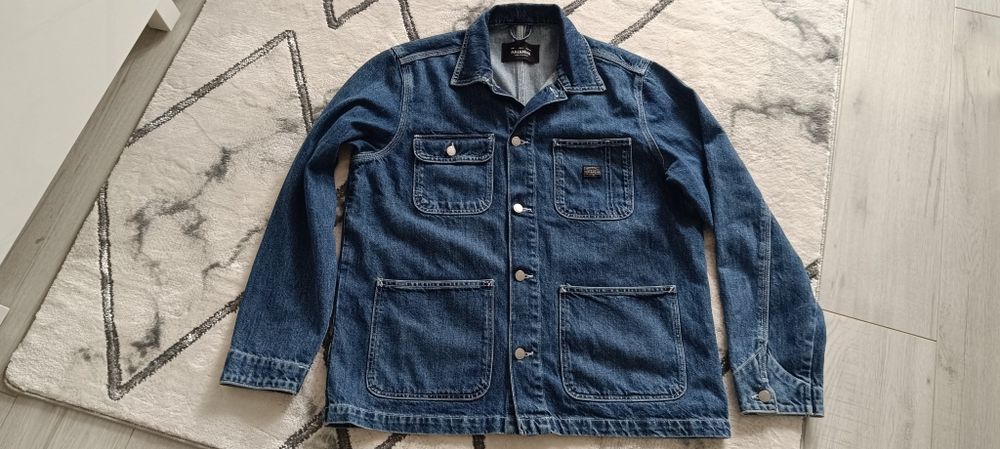 Koszula męska granatowa Pull Bear L