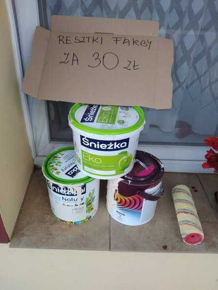 Farba po remoncie/pozostało