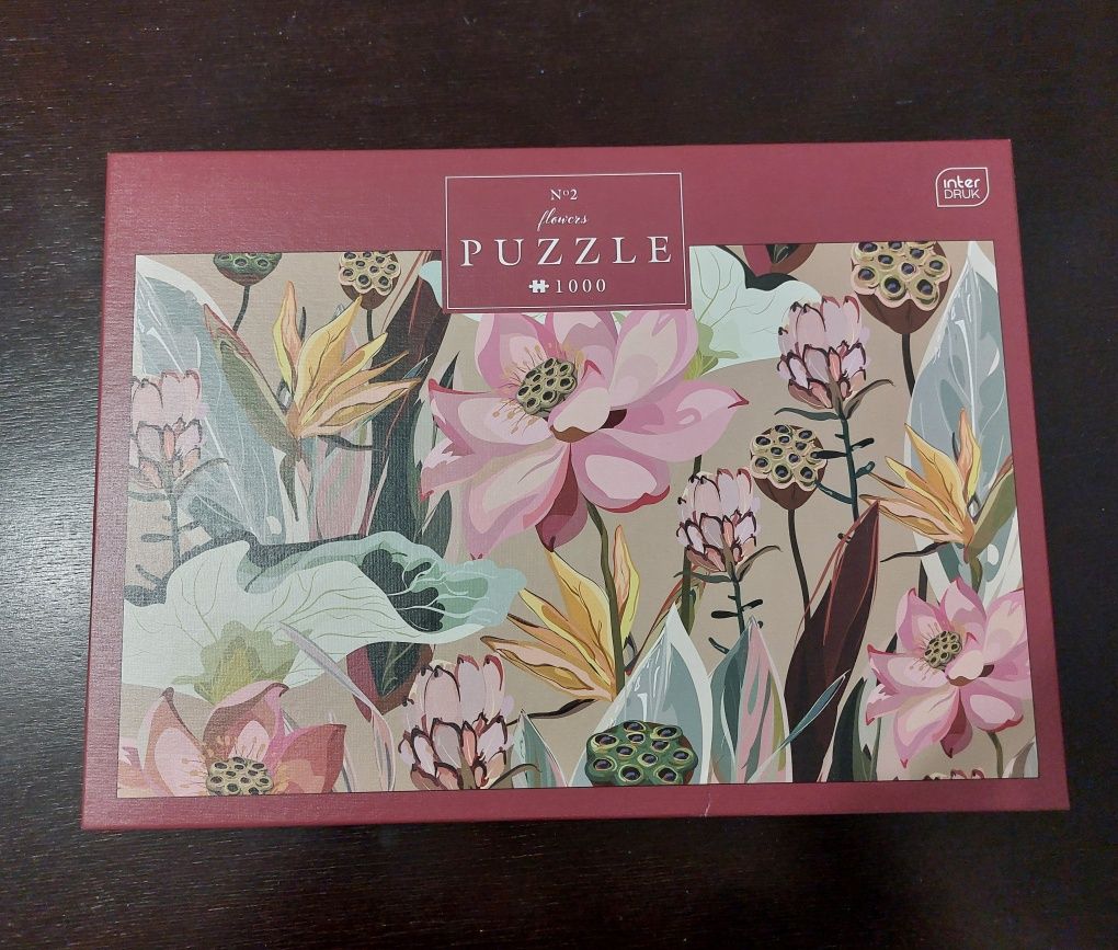 Puzzle 1000 kwiaty Interdruk