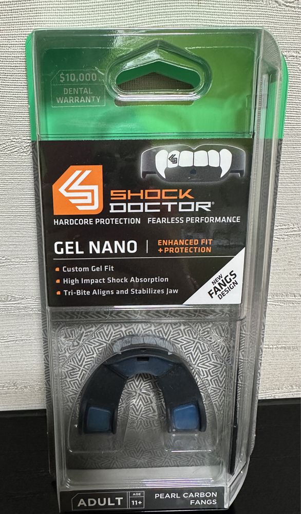 Капа для зубов Shock Doctor Gel Nano синий SHO12