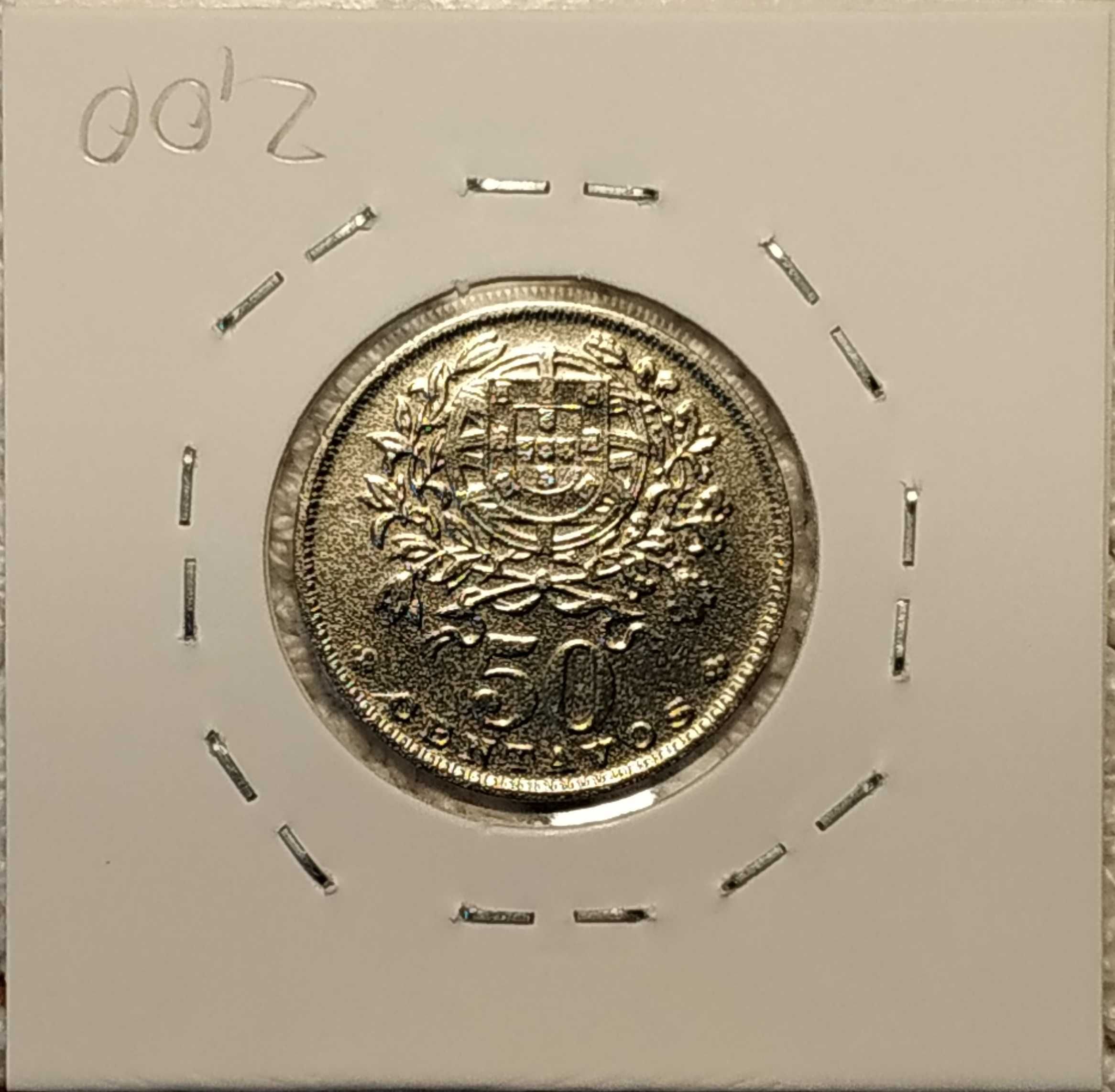 Portugal - moeda de 50 centavos de 1963