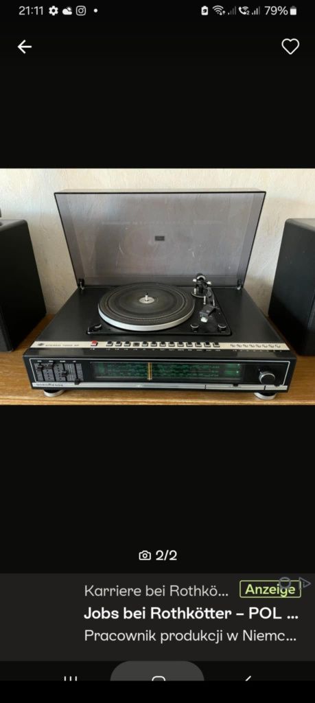 gramofon z radiem