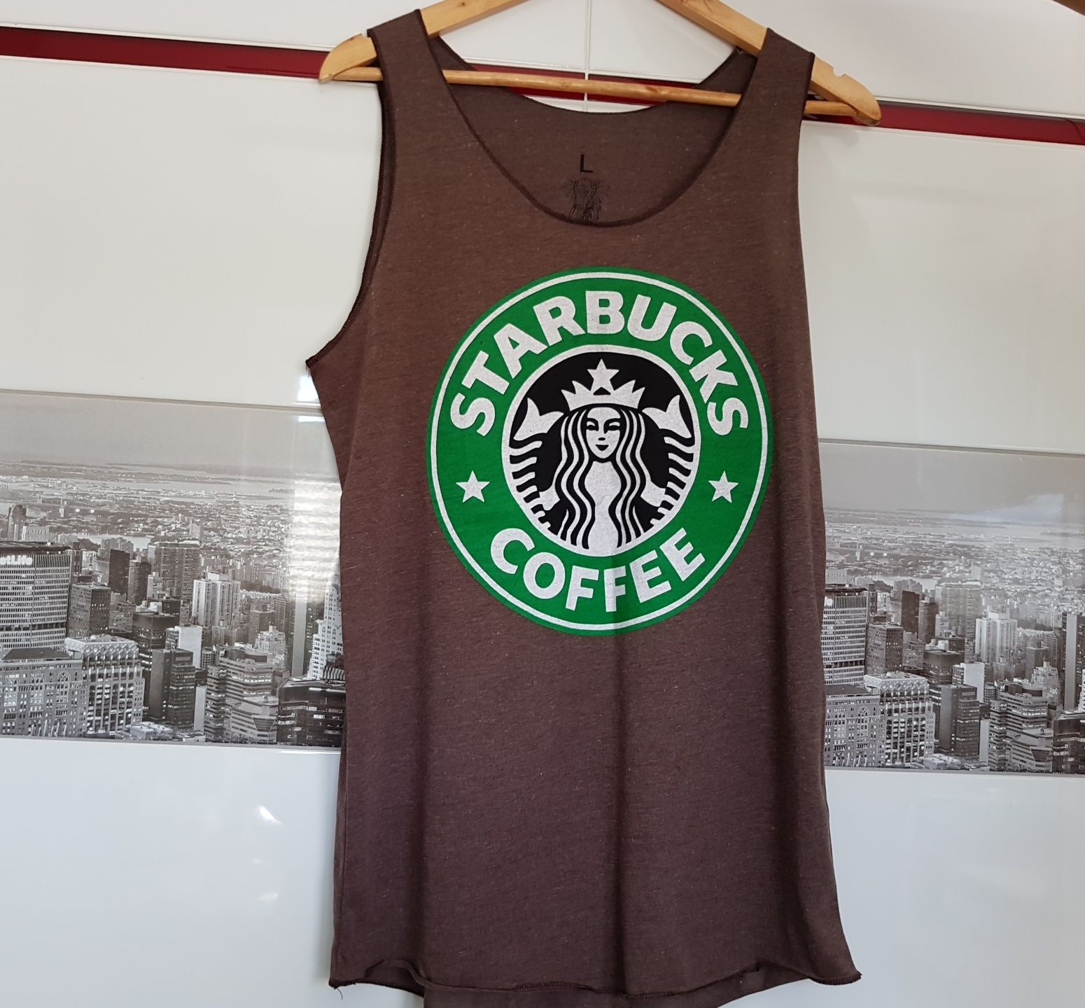 Koszulka bezrękawnik STARBUCKS COFFEE rozmiar L