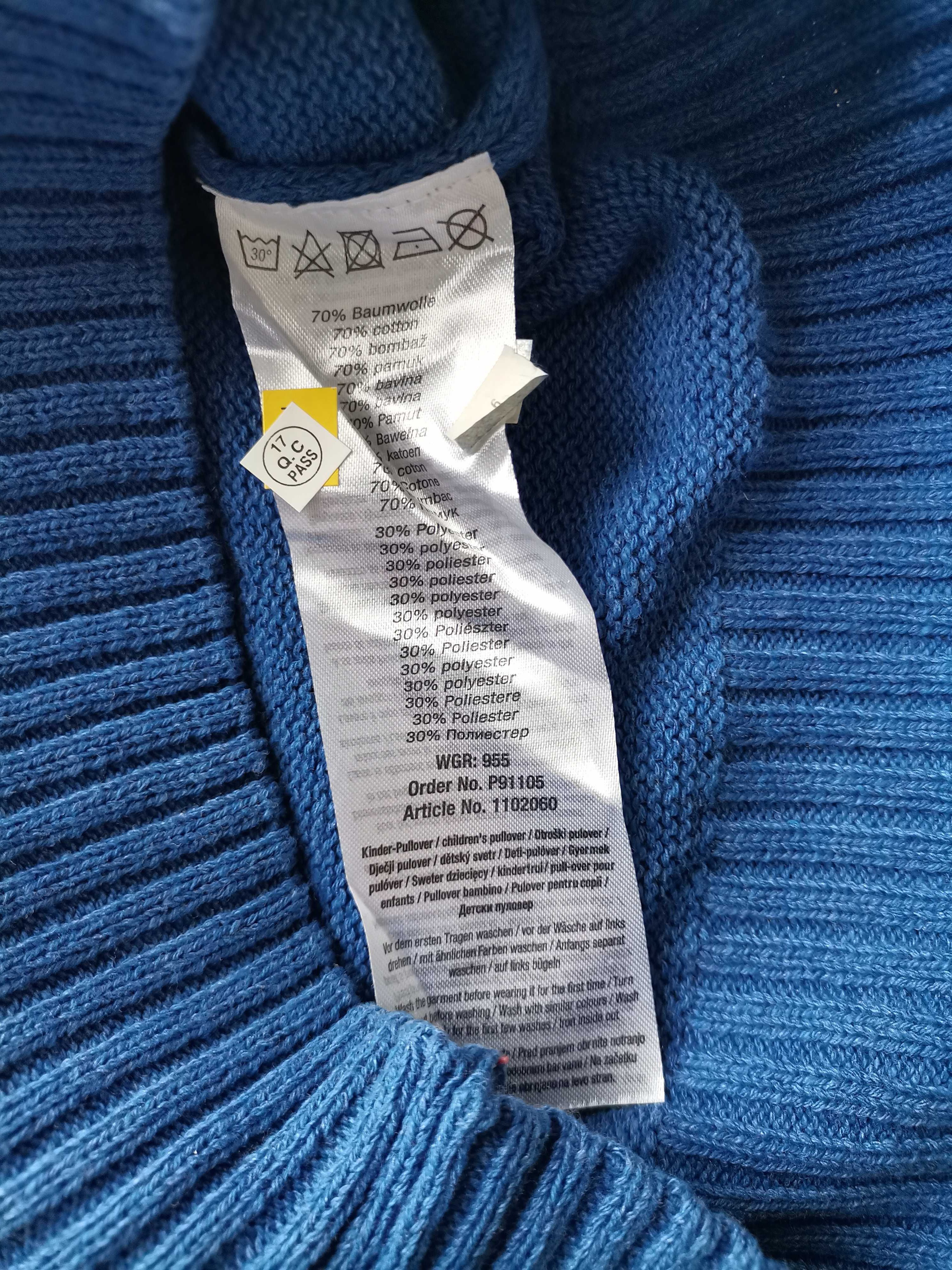 NOWY Sweter sweterek galowy apel rozpoczecie roku 128