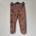 Spodnie getry legginsy zwierzęta safari brąz bawełna elastan SoCute 98