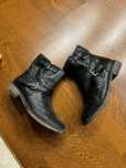 Botki UGG Australia Black Leather Motorcycle Biker Boots 37.5
