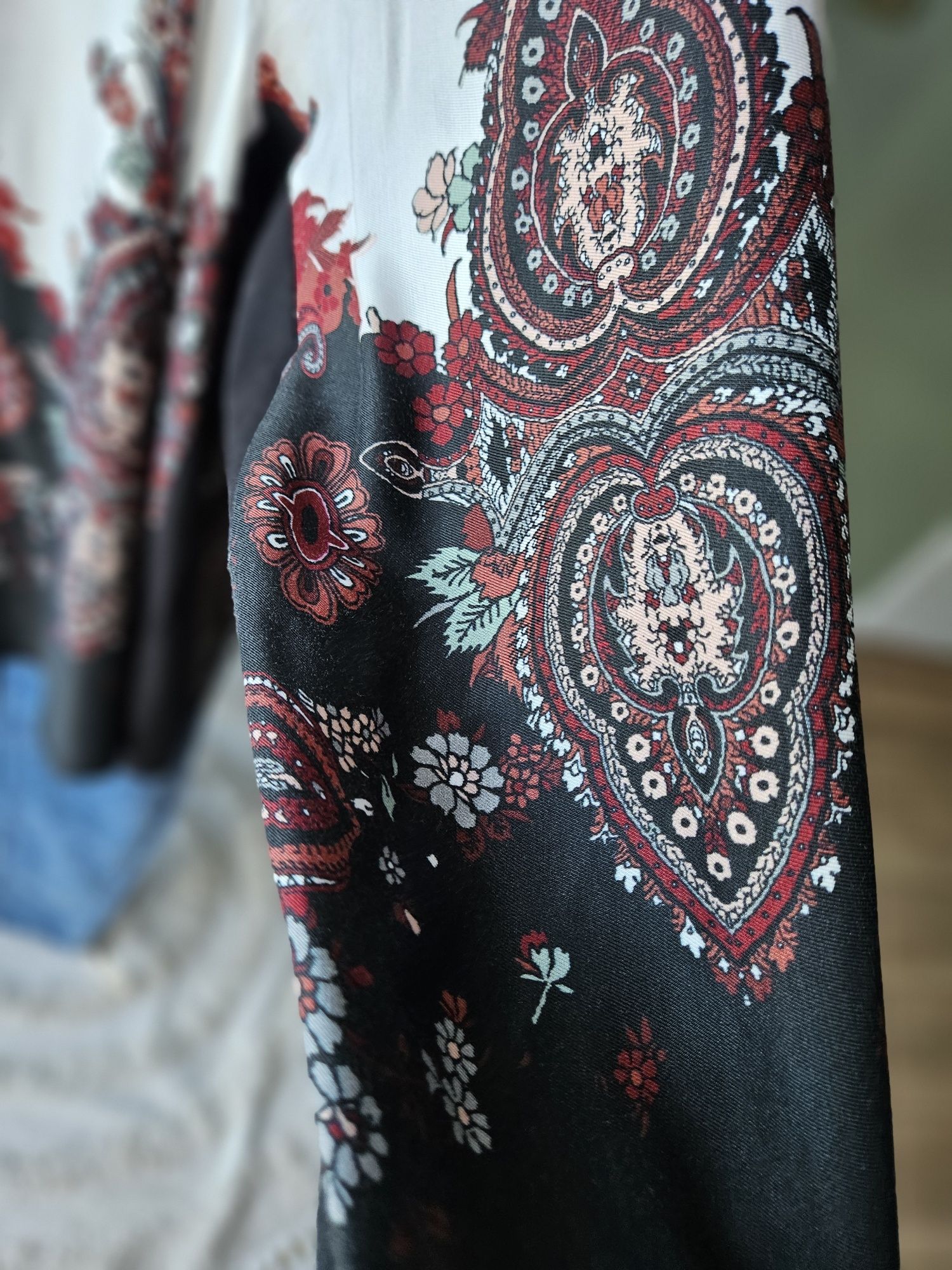 Bluzka damska Kappahl Plus Size 3XL  boho etno biala casual luźna caps