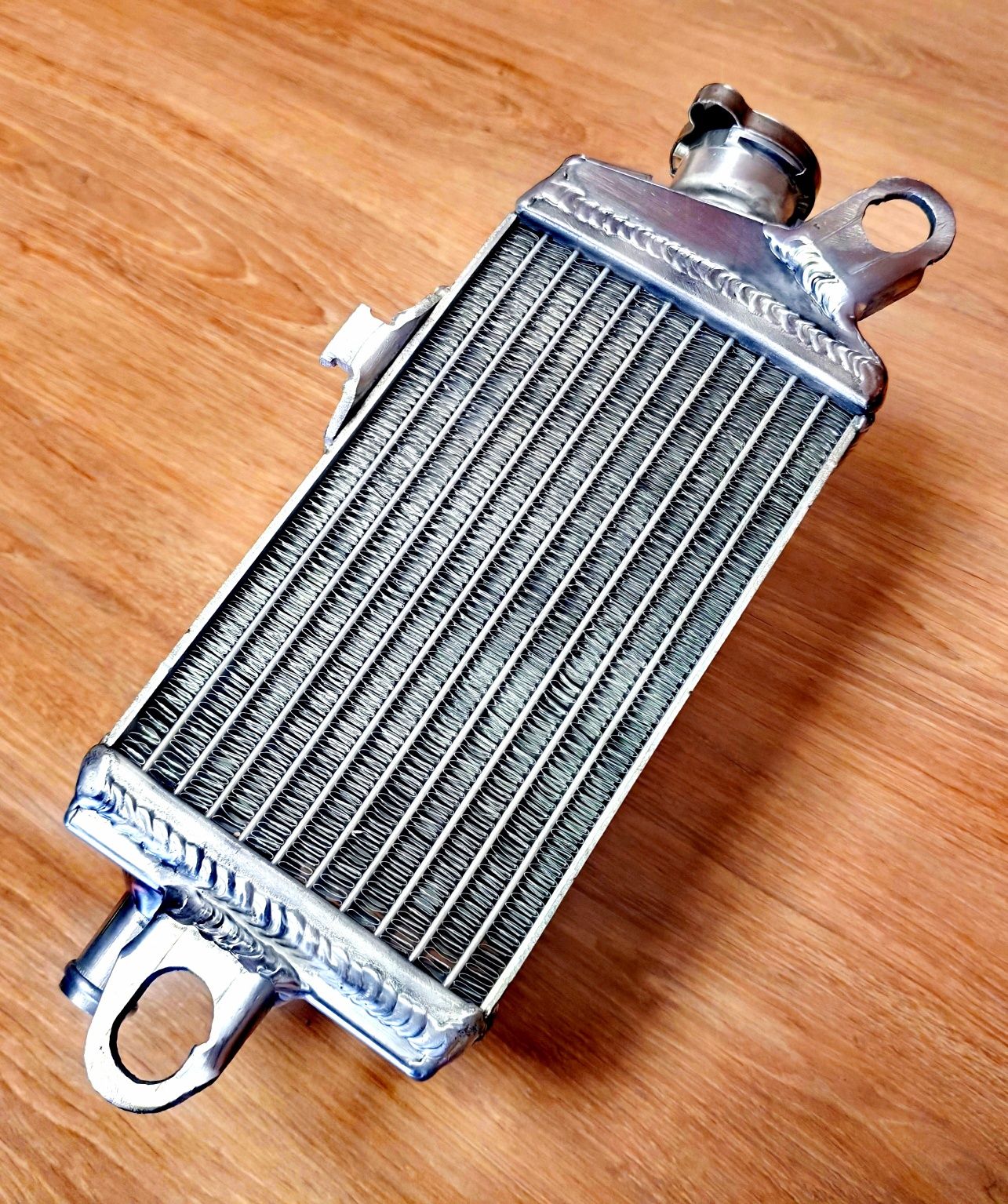Radiador Alumínio Yamaha DT50, montagem direta mais volume original