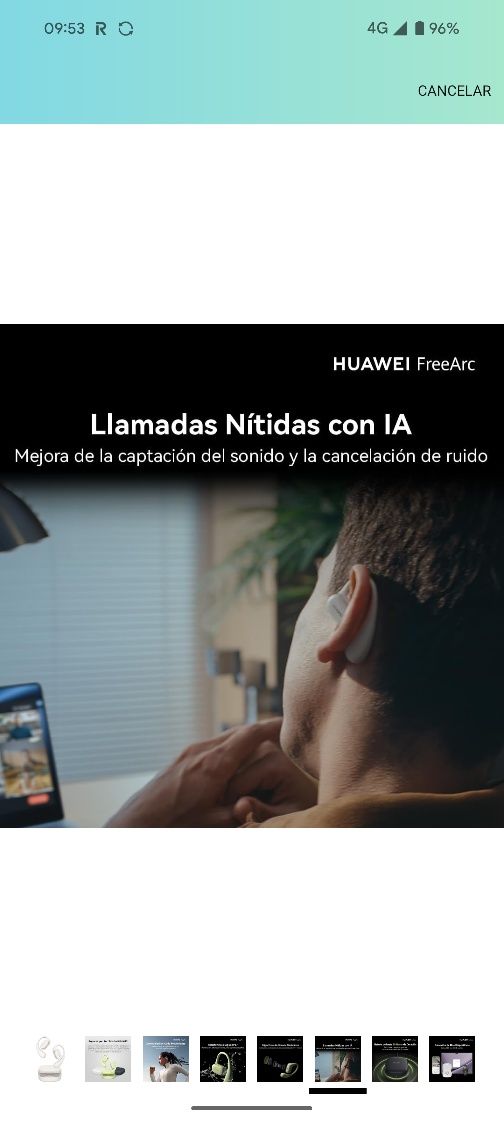 Huawei Freebuds Free Arc Novos e selados na caixa - Branco e Preto
