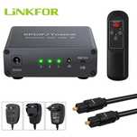 LiNKFOR 3x2 Optical Switcher Splitter spdif toslink перемикач