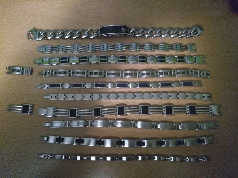 Pulseiras de aço