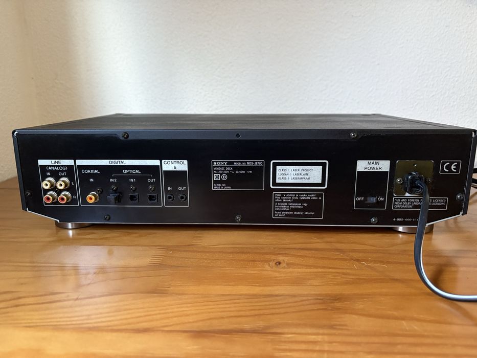 MiniDisc Sony MDS-JE700