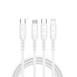 WiWU - Kabel USB serii Starlink Wi-C046E 3w1 USB C do USB C, Micro USB