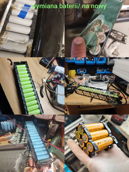 regeneracji baterii do towery i hulajnogi elektryczny