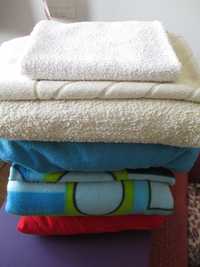 Conjunto de lençol de flanela+Capa edredão+almofada+fronha+toalhas