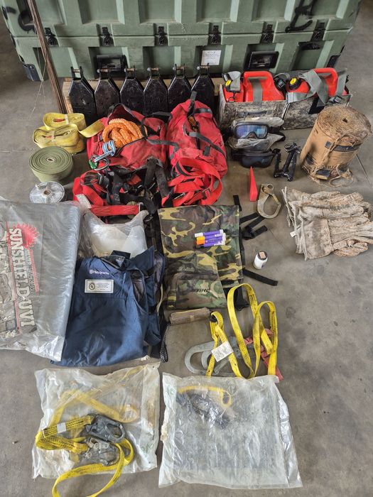 Duży zestaw inżynieryjny KIPPERTOOL pilarza US ARMY- patrz opis