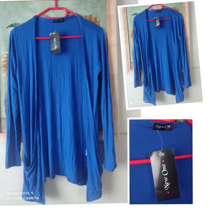 New one piękna delikatna narzutka chabrowa wiskoza 95% rozmiar M