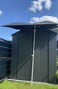 Parasol balkon, taras z Ikei z podstawą betonową