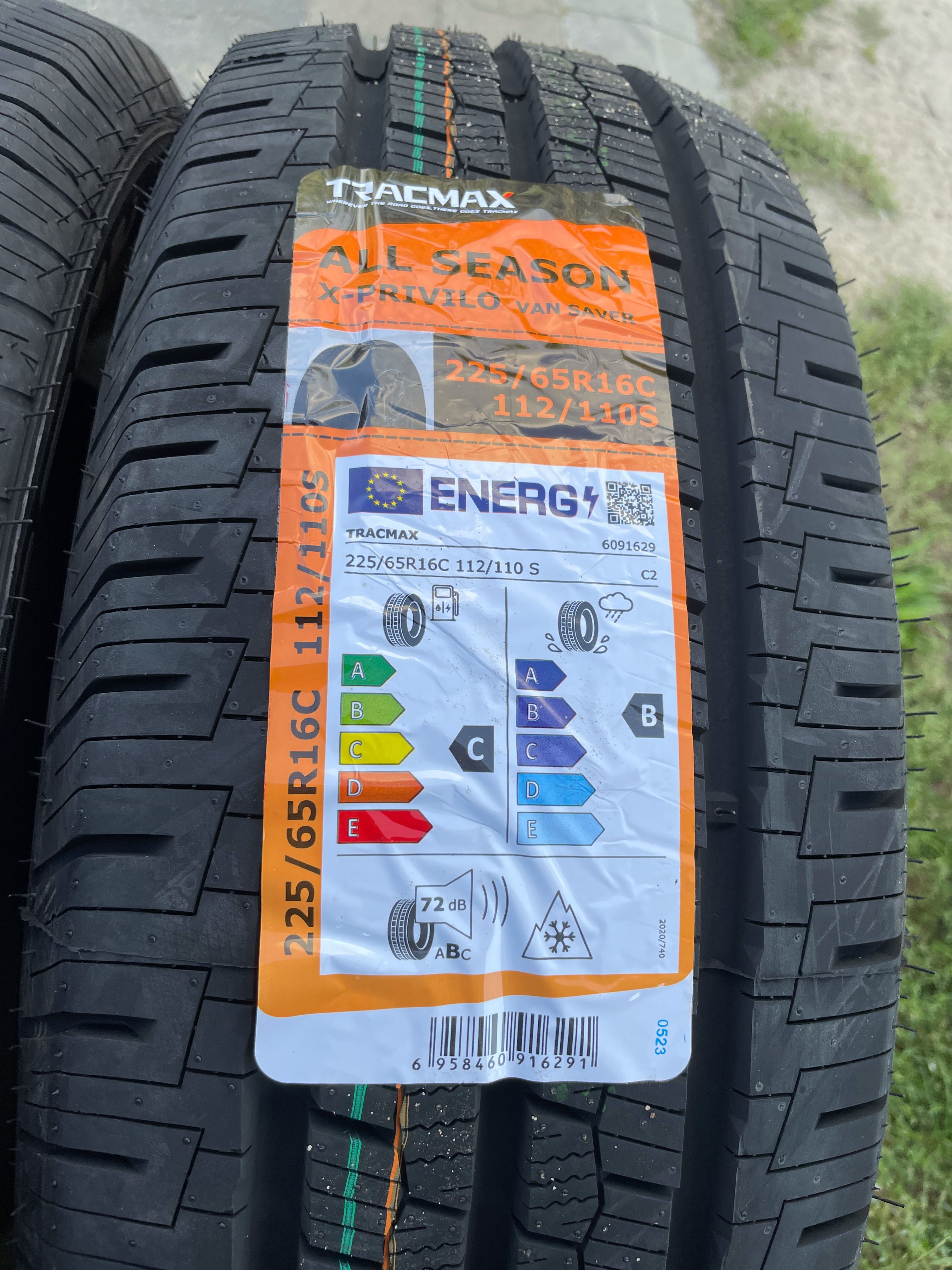 Okazja opony całoroczne 225/65R16C TRACMAX A/S X-Privilo VANSAVER 2024