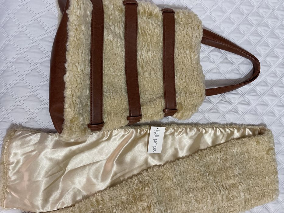 Mala em Pele  de ovelha