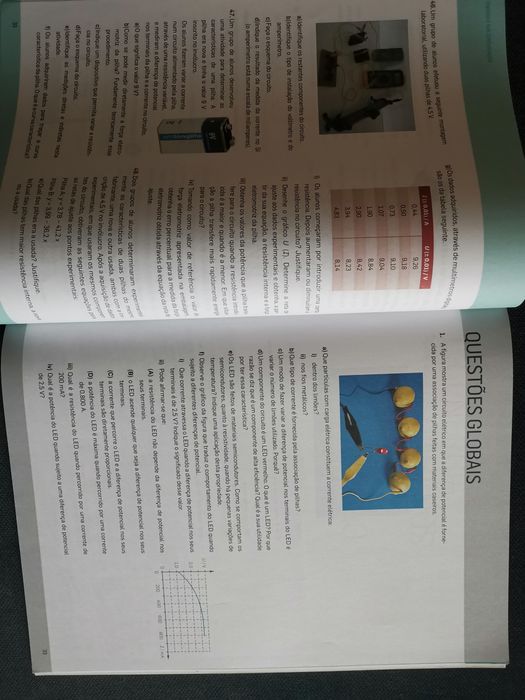 Caderno de exercícios de Física 10° ano da Texto