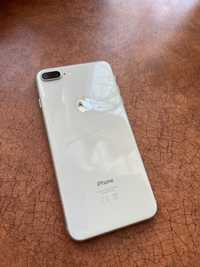 Iphone 8 Plus 256 GB 100% bateria silver idealny stan bialy